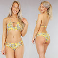 Gele Print Bikinibroek