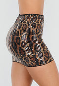 Panterprint Rok met Pailletten en Stretch