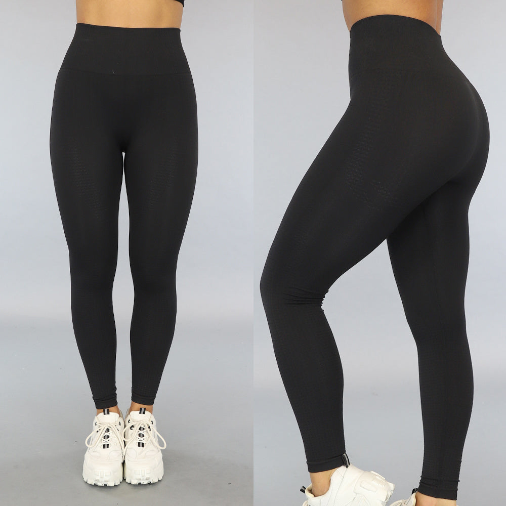 Zwarte High Waist Stretch Sport Legging