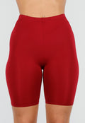 Bordeaux High Waist Short Legging