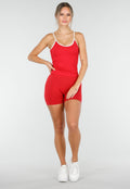 Sportieve Top in Rood met Push Up Effect