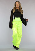Neon Groene Fanny Pack met Karabijnhaak