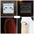 Halloween Glow In The Dark Tijdelijke Tattoo Set