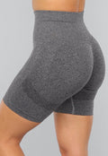 Grijze Fitness Short met Scrunch