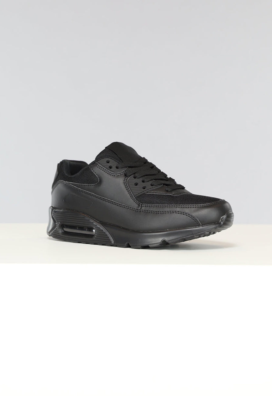 Basic Zwarte Sneakers met Lucht Zool
