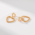 Gouden Hartjes Oorhangers