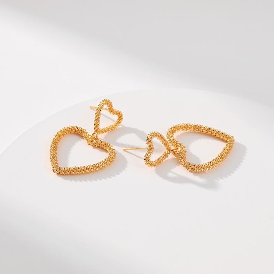Gouden Hartjes Oorhangers