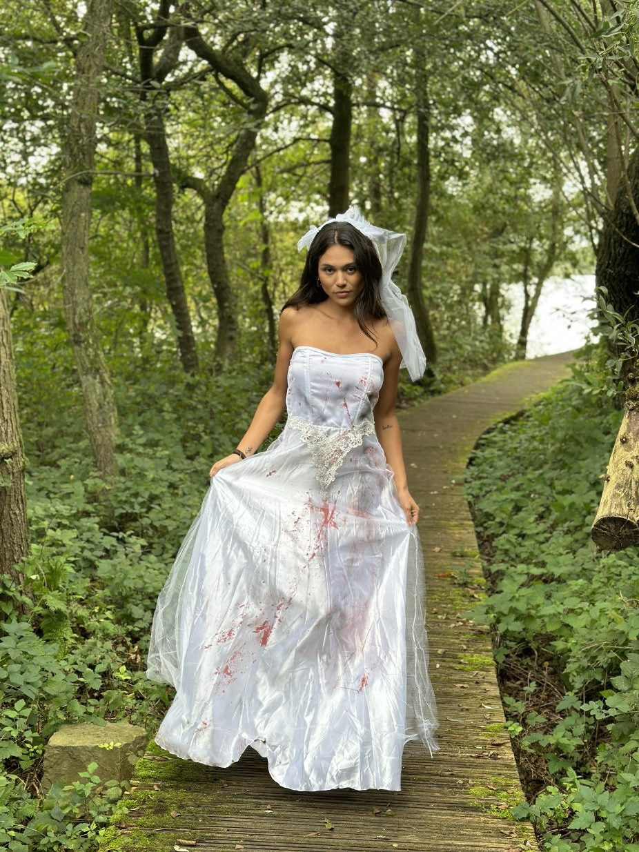 Lang Bridezilla Kostuum