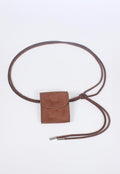 Suède Look Ceintuur met Mini Pouch