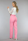 Witte Kanten Vintage Print Bodysuit met Cups