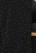 Zwarte Longsleeve Glitter Blouse