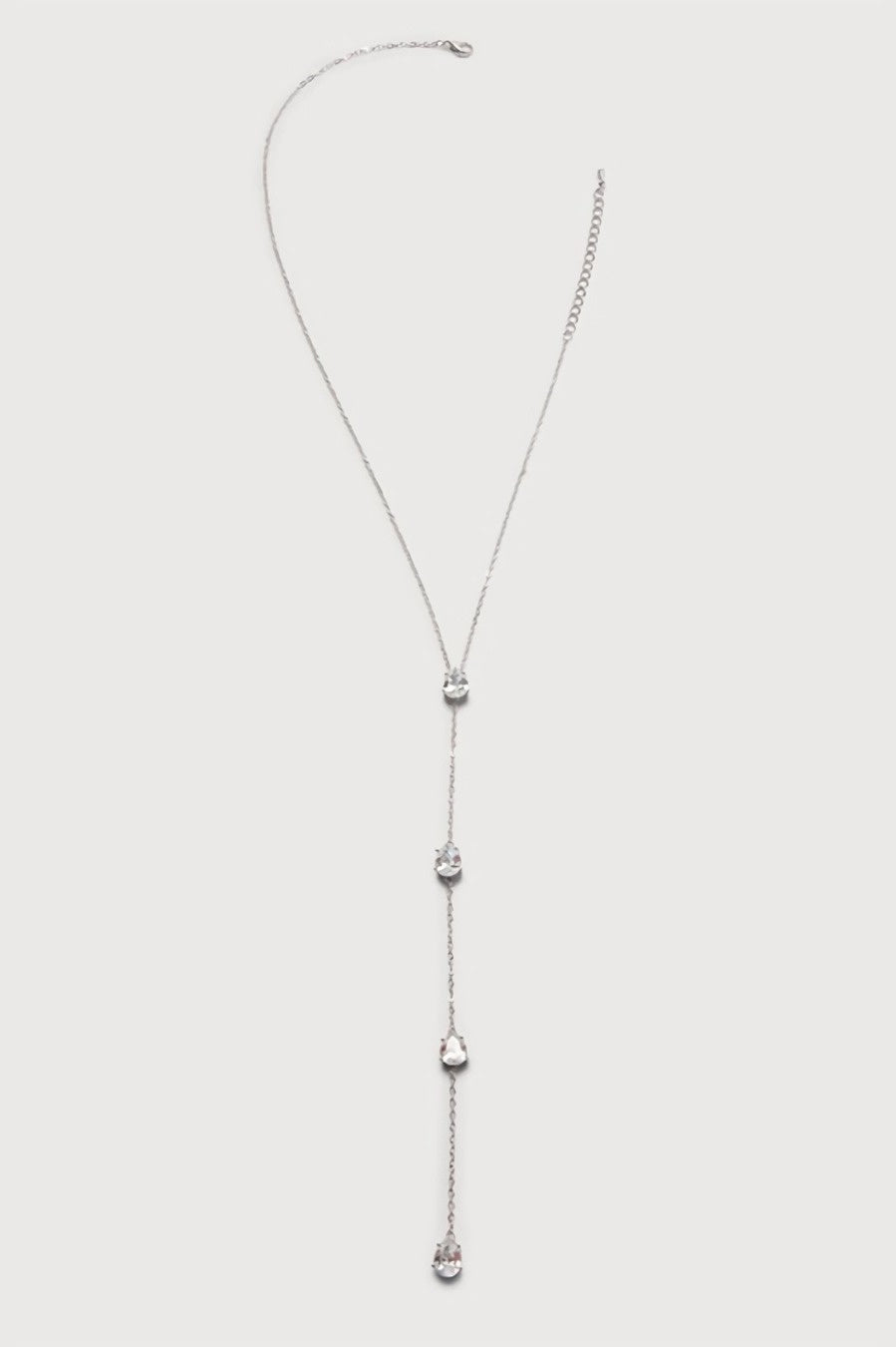 Zilveren Druppel Hals Bodychain