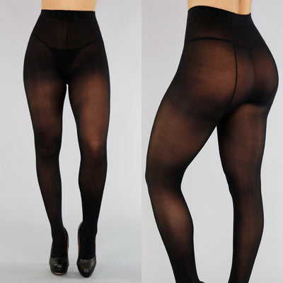 Corrigerende Zwarte 50 Den Panty