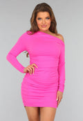 Hardroze One Shoulder Bodycon Jurk
