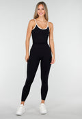 Zwarte Sportieve Top met Push Up Effect