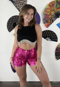 Hard Roze Metallic Cargo Short