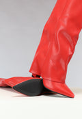 Rode Statement Boot met Omslag