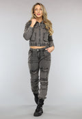 Grijze Cargo Two Piece met Jasje