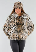 Faux Fur Pet met Luipaardprint