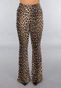 High Waist Tall Luipaard Flared Legging