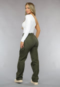Basic Witte Asymmetrische Top met One Shoulder
