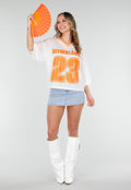 Oranje Netherlands Jersey Top met Nummer