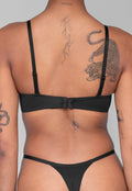 Basic Zwarte BH met Kruisbare Bandjes