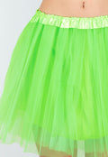 Neon Groene Tule Rok