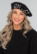 Baret met Glitter Stenen
