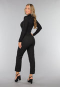 Leopard Bodysuit in Zwart
