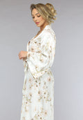 Lange Bridal Bloemenprint Kimono