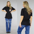 Zwart Oversized Trippy T-Shirt