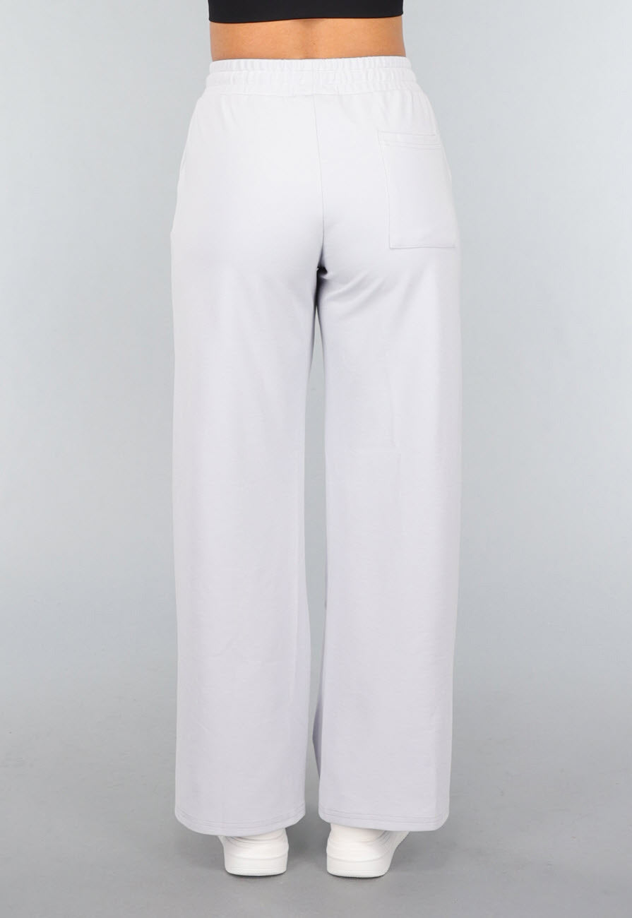 Wide Leg Joggingbroek in Lichtblauw