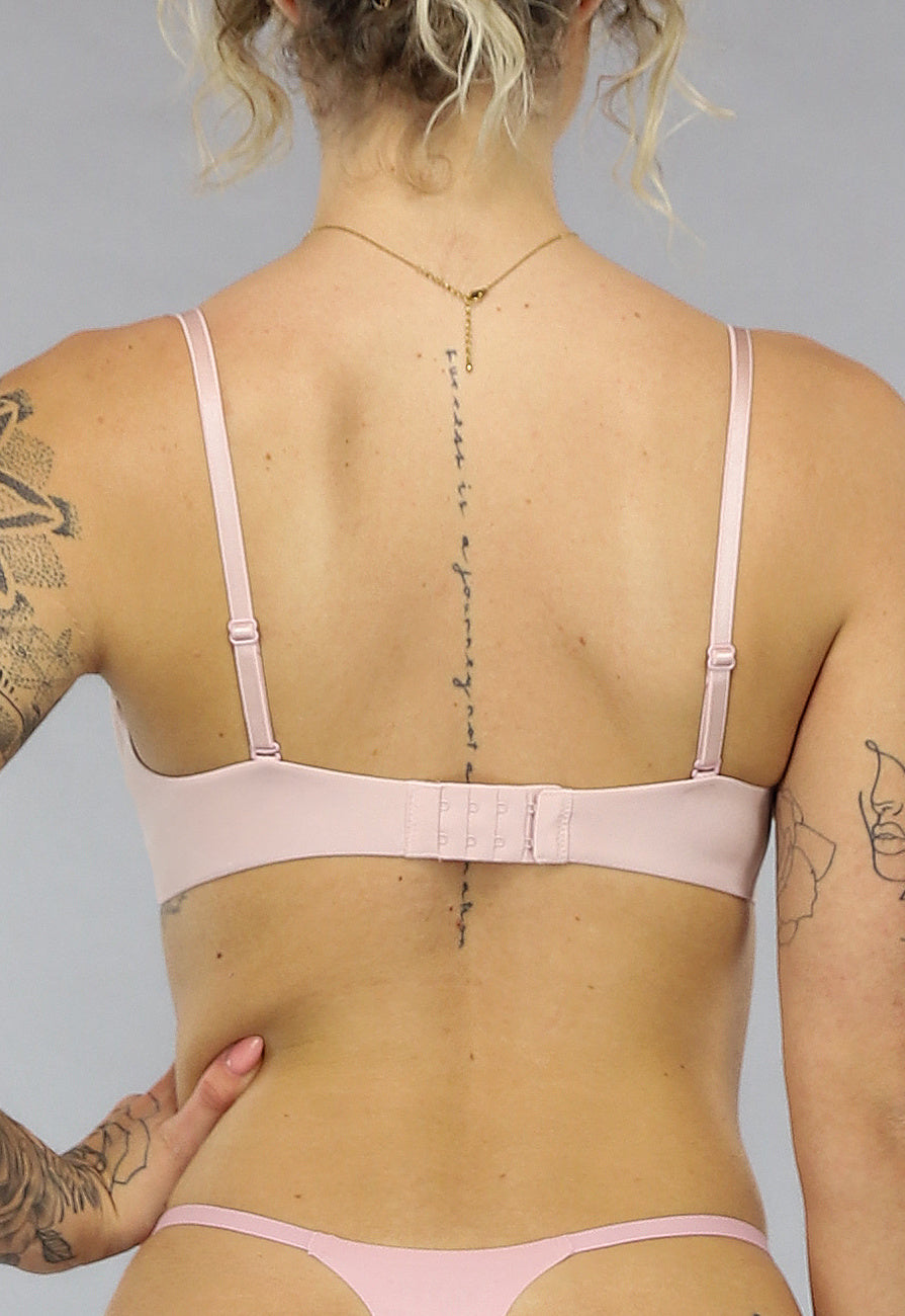 Lichtroze Push-Up BH met Afneembare Bandjes