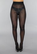Zwarte Anti-Ladder 30 Denier Panty