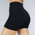 Zwarte Sport Short met Scrunch