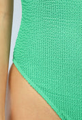 Groen Maximizer Badpak met Wavy Patroon