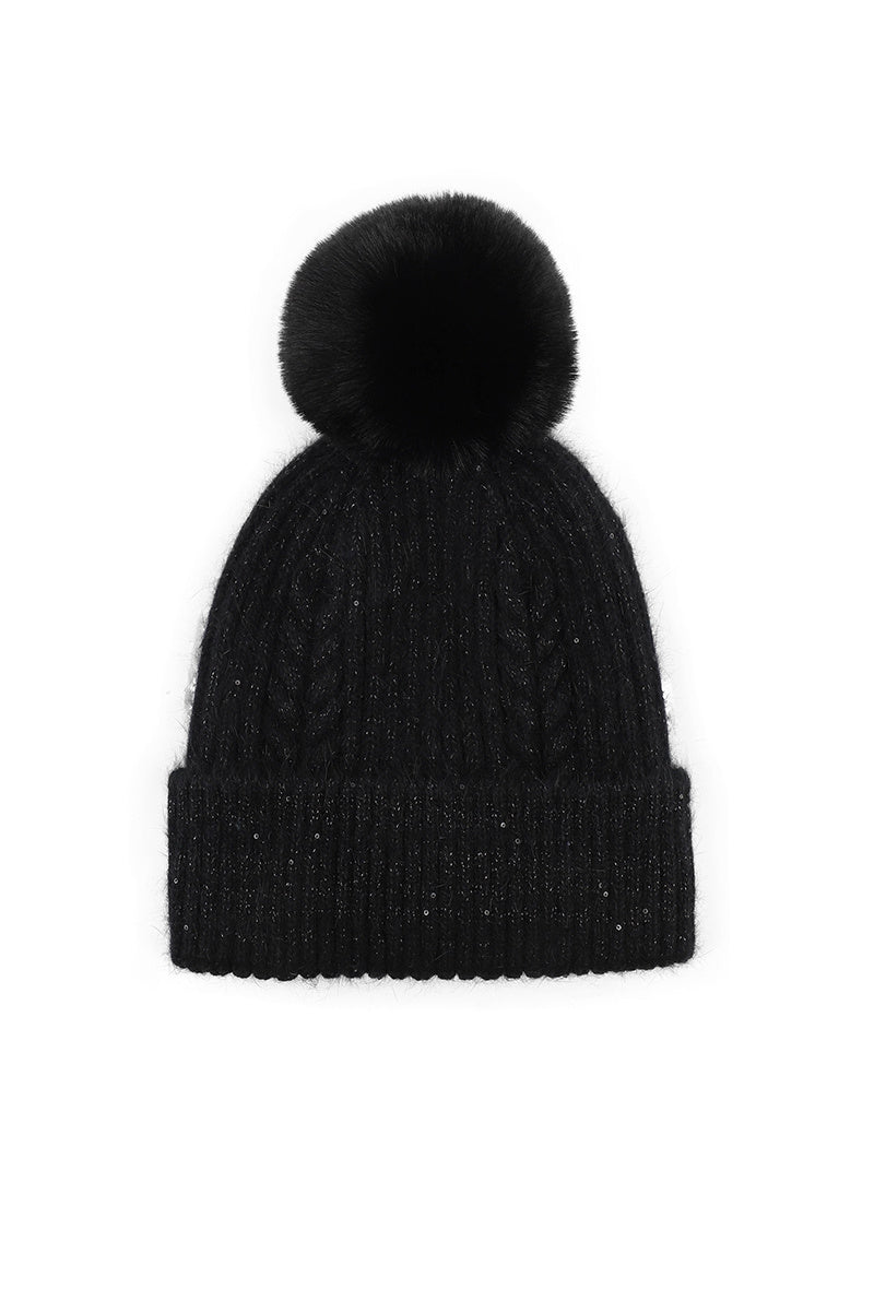Gebreide Muts met Pompon