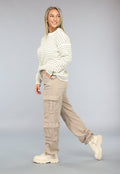 Khaki Carpenter Broek met Zakken