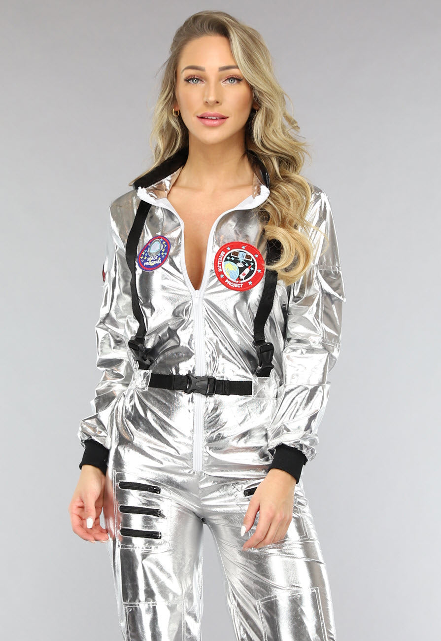 Metallic Astronaut Kostuum