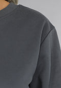 Antraciet Trui met One Shoulder