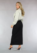Salie Groene Cropped Bomber Jacket