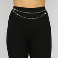 Dubbele Buikketting met Steentjes