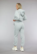 Grijze Lounge Set met Cropped Trui
