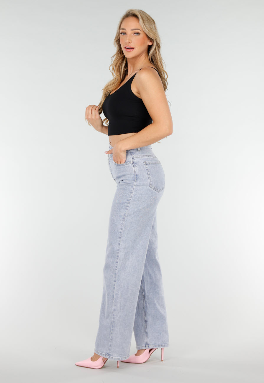 Zwarte Crop Top met Open Twist Rug en Brede Bandjes