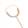 Strass Bodychain Choker Zilver & Goud