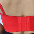 Strappy Rode Sexy Bustier met Cups