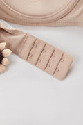 Beige T-Shirt BH met Kruisbare Bandjes