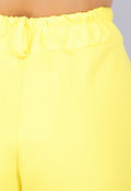Gilet Co Ord Set met Pantalon in Geel