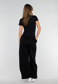 Zwart Sport T-Shirt met Korte Mouwen en Stretch